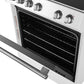 Forno FFSEL602230WHT Forno Leonardo Espresso 30-Inch White Electric Range, True Convection, Energy Efficient