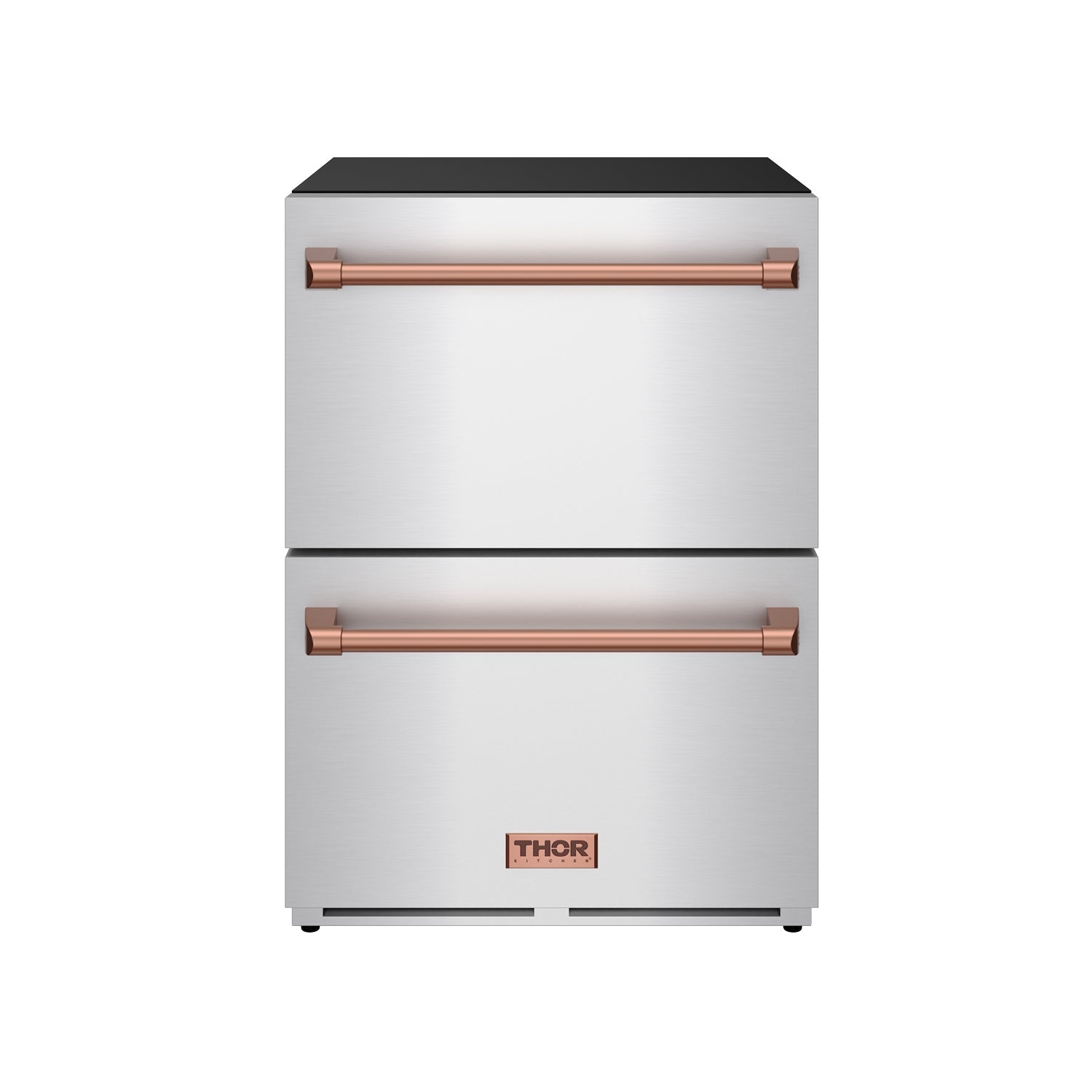 Thor Kitchen RF24URSG 24 Inch Undercounter Built-In Or Freestanding Drawer Refrigerator - Stainless Steel/Rose Gold Gordon Ramsay Series