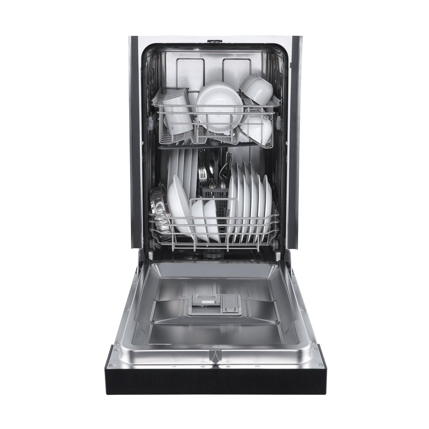Forno FDWBI804118BLK Forno Polo 18-Inch Built-In Black Dishwasher, 8 Place Settings, Energy Star Certified, 52 Dba