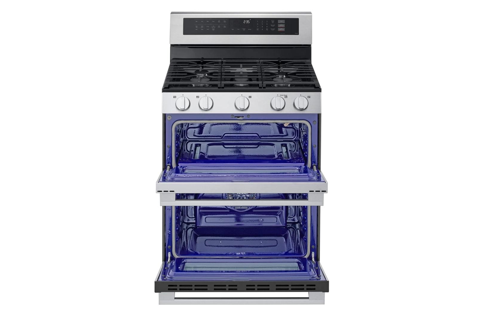 Lg LDGL6924Y 6.9 Cu. Ft. Smart Gas Double Oven Freestanding Range With Probake Convection®, Air Fry & Air Sous Vide