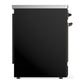 Ilve UMIB30QNR3BKB Ilve Umib30Qnr3Bkb Majestic Iii 30 Inch Induction Range With 4 Elements, 4 Cu. Ft. Oven Capacity (Solid Door, Glossy Black, Burnished)