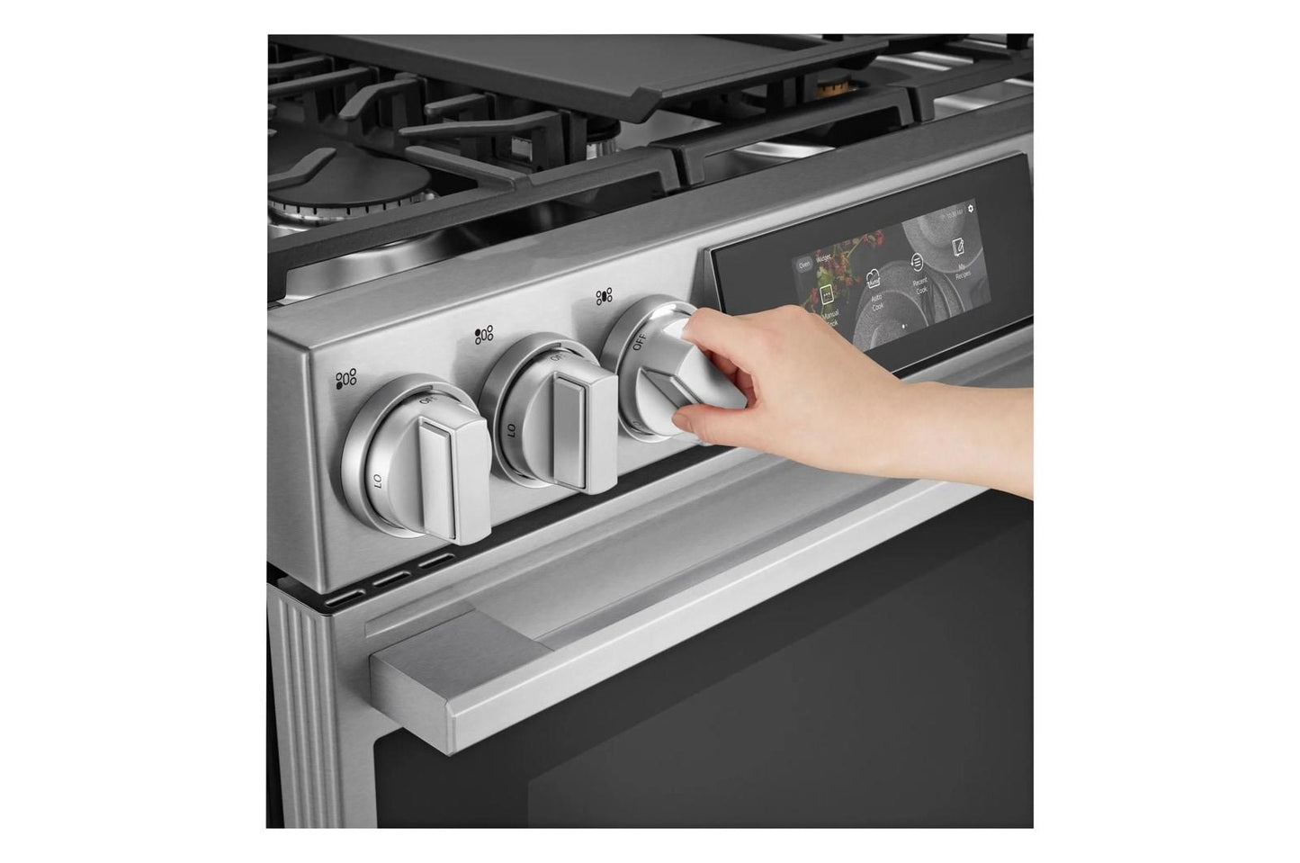 Lg LSGU6339X Lg Signature 6.3 Cu. Ft. Smart Gas Slide-In Range With Dynamic Probake Convection®, Air Fry, Air Sous Vide, Pizza Mode And Ai Gourmet Camera