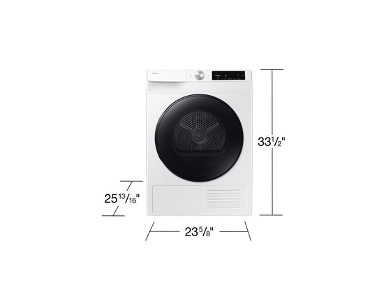Samsung DV25FG62B0BEA2 Compact Ventless Heat Pump Dryer 4.0 Cu. Ft. Wi-Fi Connectivity Energy Efficient