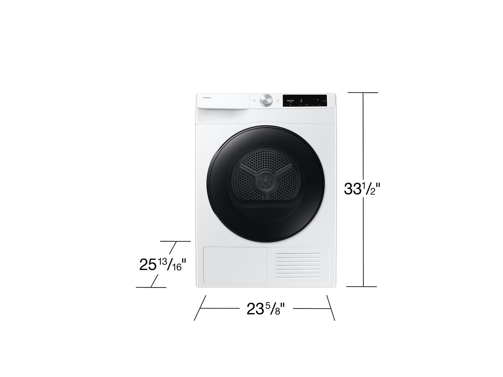 Samsung DV25FG62B0BE Compact Ventless Heat Pump Dryer Wi-Fi Connectivity Energy Efficient 4.0 Cu.Ft.