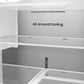 Samsung RF70H25GER Bespoke Ai 3-Door French Door Zero Clearance Fit Sphere Ice™ 24 Cu.Ft.
