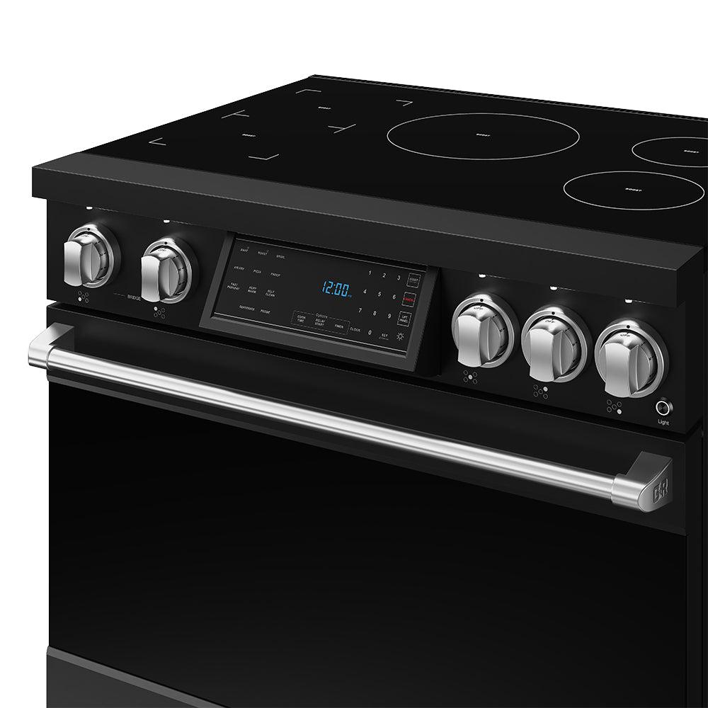 Thor Kitchen RSI36BSS 36 Inch Professional Induction Range With Tilt Panel Touch Control In Black And Stainless Steel Gordon Ramsay Series