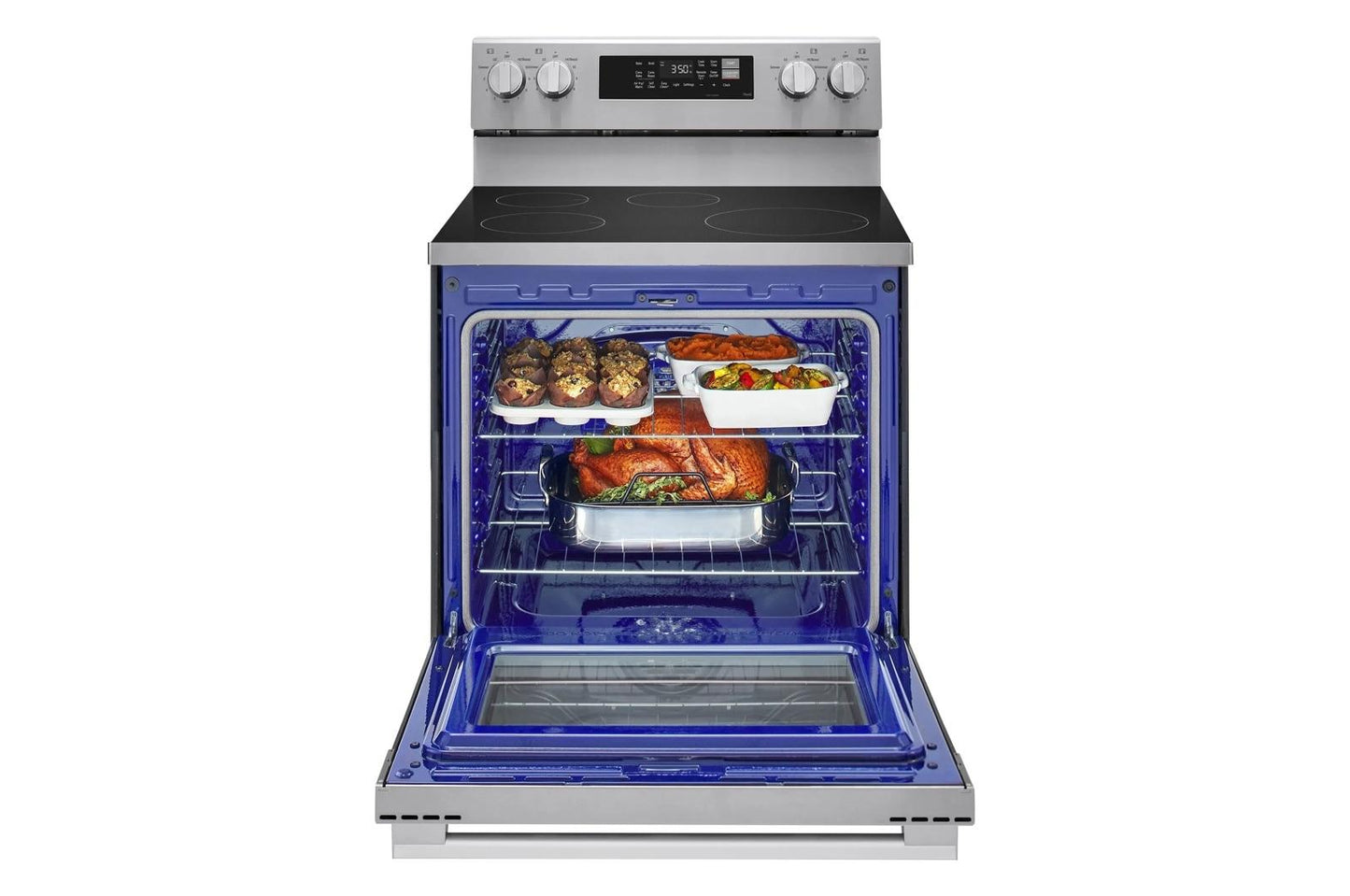 Lg LRIN6323YE 6.3 Cu. Ft. Smart Induction Freestanding Range With Probake Convection® And Air Fry