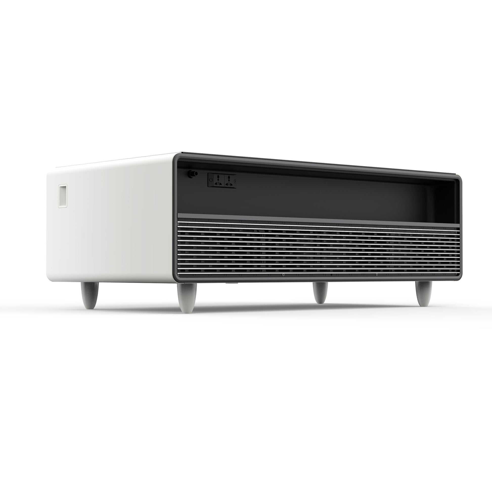Forno FCTFR700651WHT Forno Evoluto Tavolo 51-Inch White Smart Coffee Table - Dual Refrigerator Drawers, Bluetooth 5.0 Audio, Wireless Charging & Rgb Ambient Light