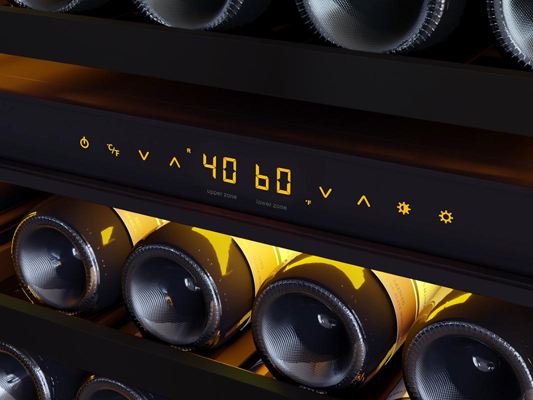 Zephyr PRW24F02CPG 24" Full Size Panel Ready Dual Zone Wine Cooler