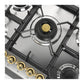 Ilve UHCPT75NSSGLP Ilve Uhcpt75Nssglp Nostalgie Ii 30 Inch Built-In Gas Cooktop With 5 Burners, In Stainless Steel (Liquid Propane, Brass)