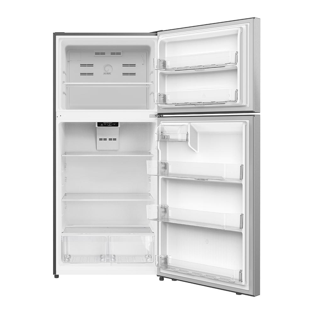Verona VEFTF3018RSL Verona Veftf3018Rsl 30 Inch Top Freezer Refrigerator With 18.1 Cu. Ft. Total Capacity, Led Lighting, Reversible Doors, Gallon Door Storage, Recessed Handle, Energy Star (Stainless Steel Look)