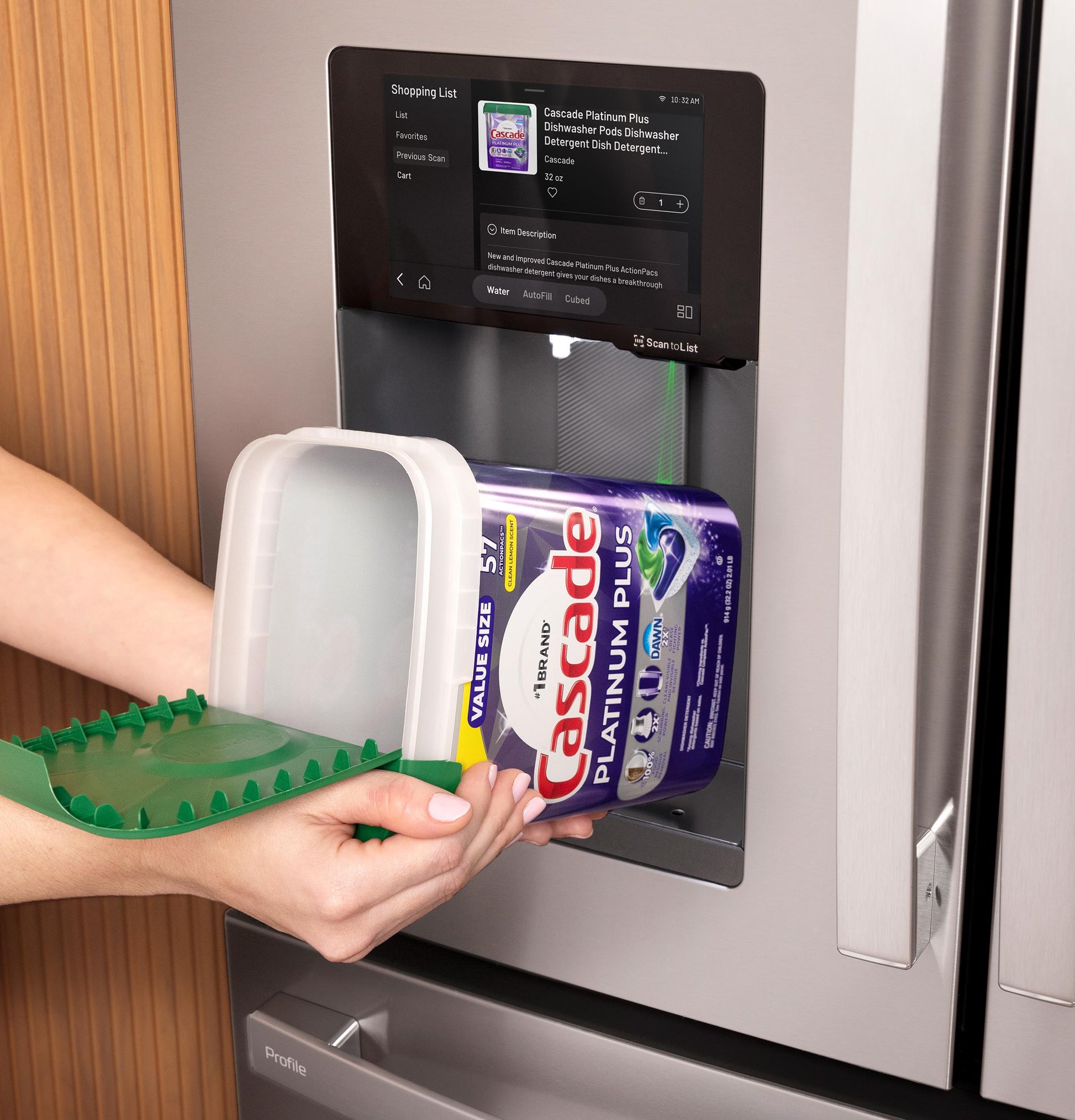 Ge Appliances PVD28HYYFS Ge Profile™ Energy Star® 27.9 Cu. Ft. Smart 4-Door French-Door Refrigerator With Kitchen Assistant™
