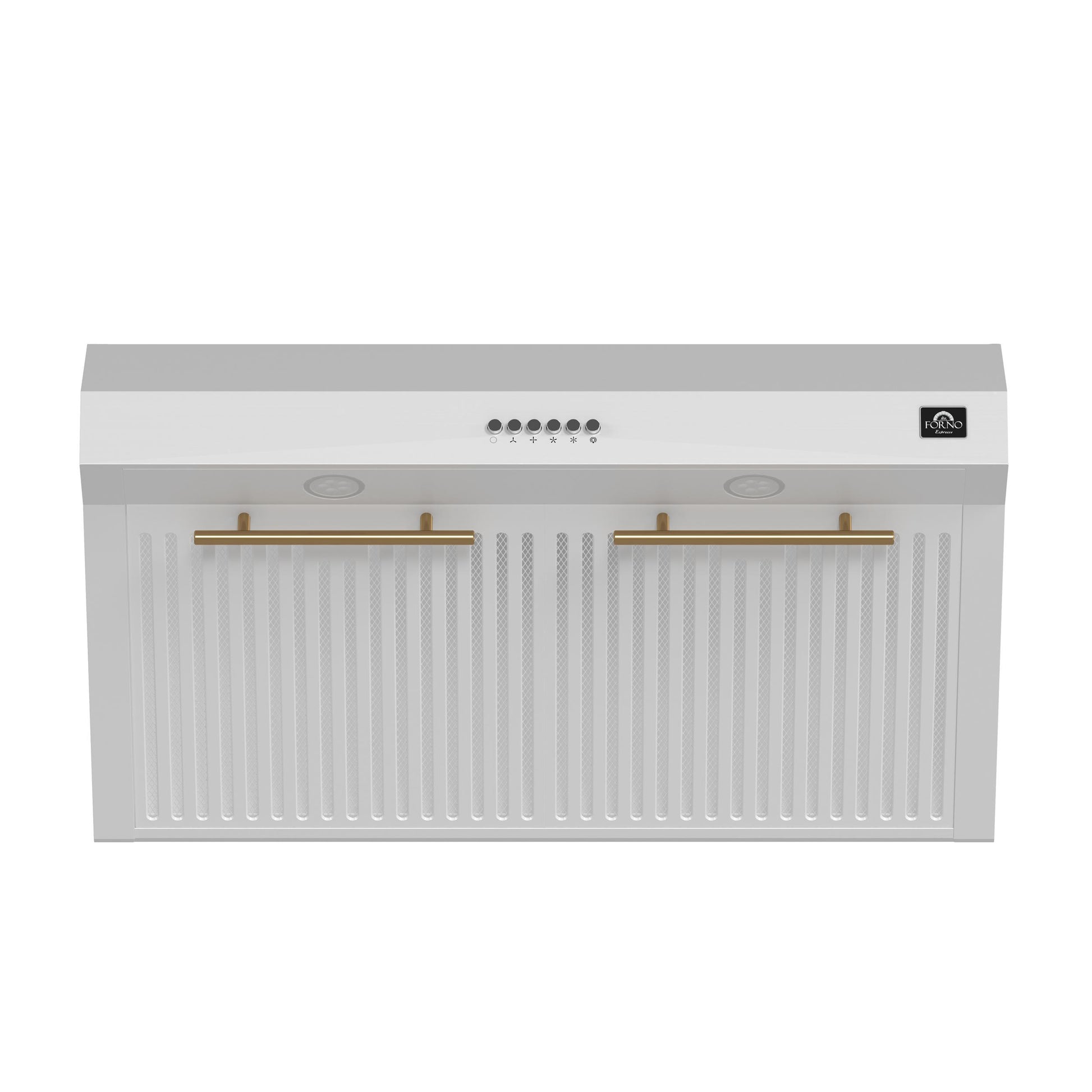 Forno FRHUC525530WHT Forno Bari Espresso 30-Inch Under Cabinet Range Hood, White, 600 Cfm, Led Lighting, Dishwasher-Safe Baffle Filters, 3-Speed Fan Control