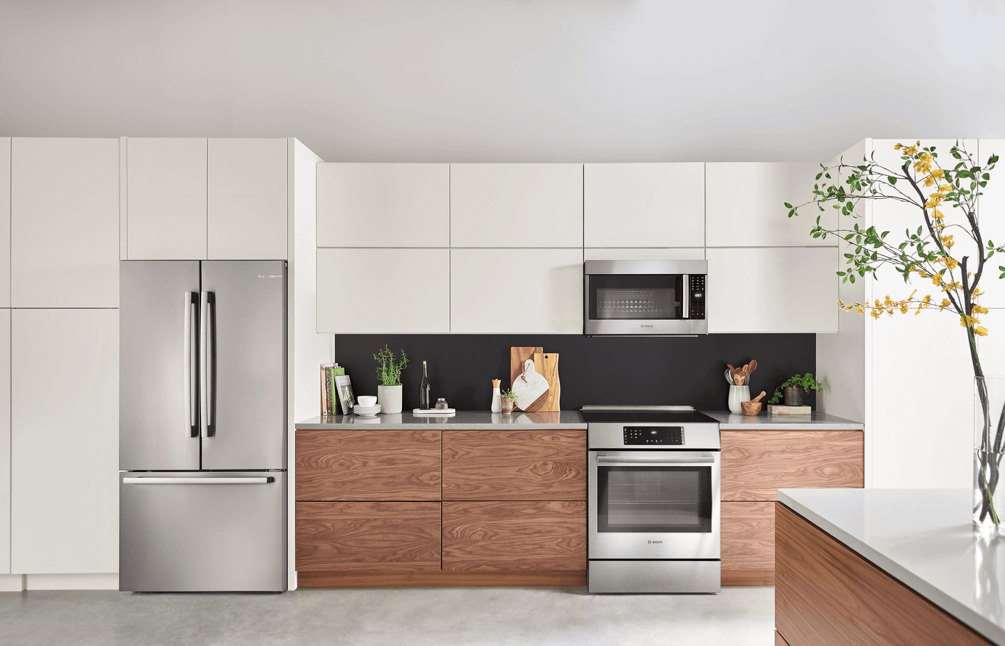 Bosch B36CT84SNS 800 Series, French Door Bottom Freezer, Multi Door, 36'', Brushed Steel (With Anti-Fingerprint)