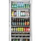 True Caliber TR30BEVLSGC 30 Inch Beverage Column - Door: Stainless Glass - Stainless Steel Finish, Stainless Steel Hardware, Left Hinge