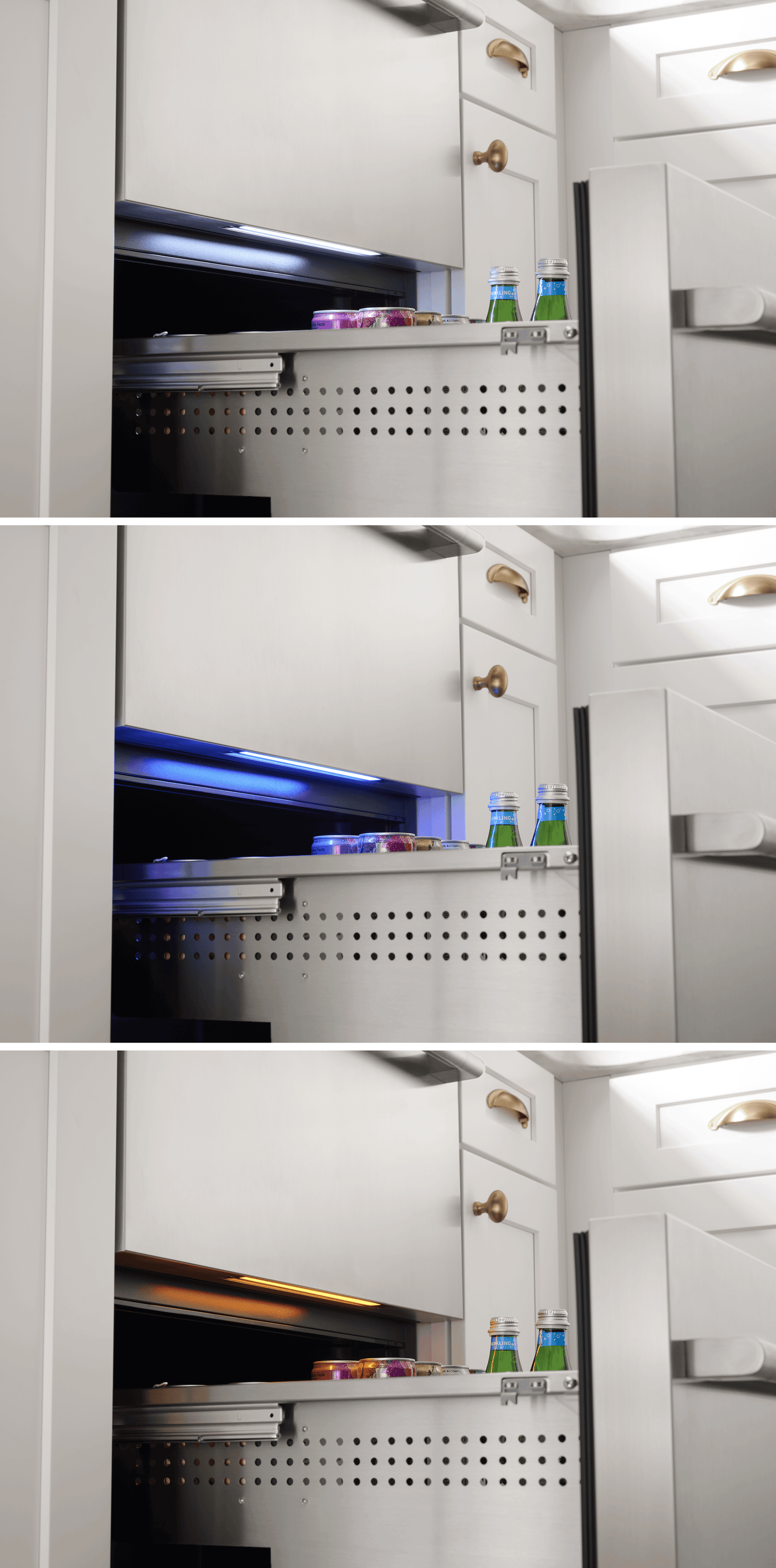 Zephyr PRRFD24C2AS Presrv Refrigerator Freezer Drawers, 24In, Ss