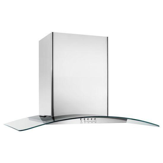 Jennair UXW6536BSS 36-Inch Convertible Wall-Mount 400-Cfm Glass Canopy Hood