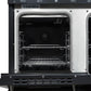 Forno FFSGS611348BLK Forno Antico 48-Inch Dual Fuel Range, Black With Antique Brass Finish, 8 Burners, 94,000 Btu, 5.5 Cu.Ft. Double Ovens & Griddle