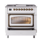Ilve UN36FNMPWHBLP Ilve Un36Fnmpwhblp Nostalgie Ii Noblesse 36