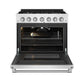 Thor Kitchen SRG3601LP 36 Inch S Series Professional Freestanding Liquid Propane Range