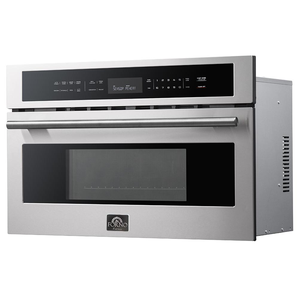 Forno FMWDR309330 Forno Oliena 30-Inch Compact Oven And 1000 Watt Microwave, 1.6 Cu.Ft, Convection Oven