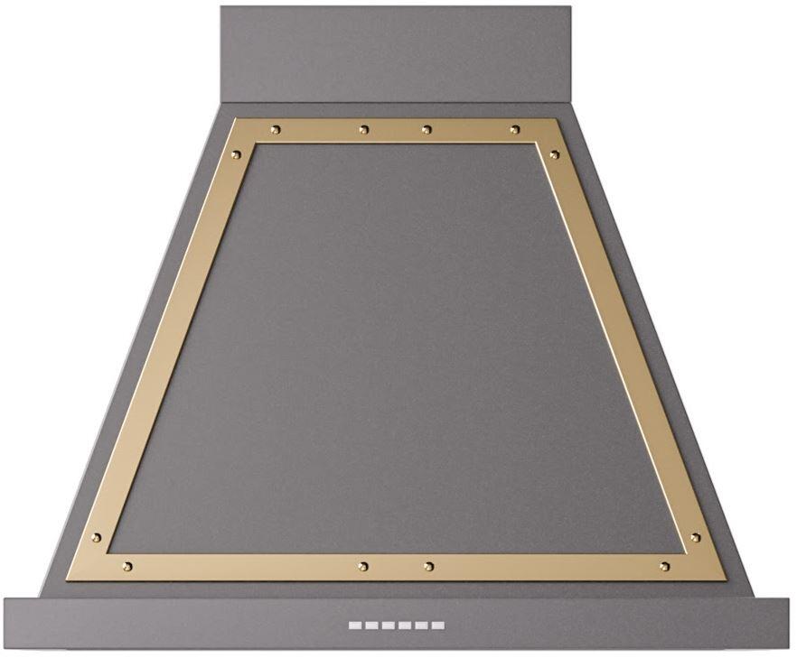 Ilve UANB30MGG Nostalgie 30 Inch Matte Graphite Wall Mount Range Hood