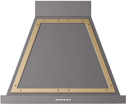 Ilve UANB30MGG Nostalgie 30 Inch Matte Graphite Wall Mount Range Hood