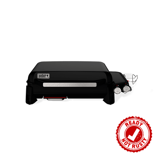 Weber 1500532 Slate® 22 Rust-Resistant Tabletop Griddle - Black