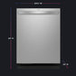 Ge Appliances PDT755SYVFS Ge Profile™ Energy Star Smart Ultrafresh System Dishwasher With Microban™ Antimicrobial Technology With Deep Clean Washing 3Rd Rack, 42 Dba