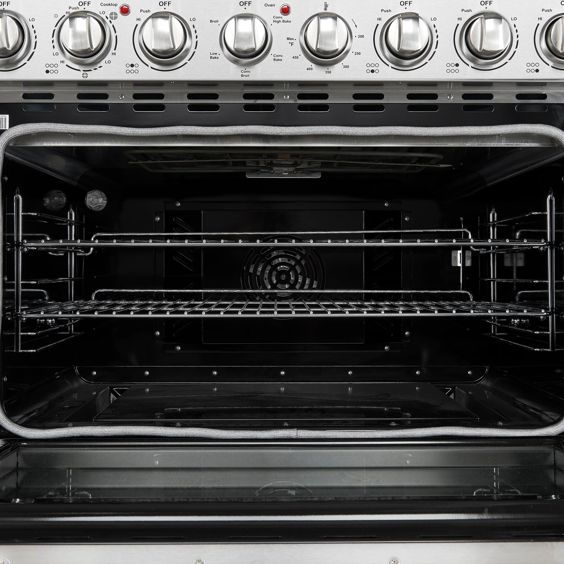 Forno FFSEL601136 Forno Paolo 36 Inch Freestanding Electric Range, Stainless Steel, 5.44 Cu.Ft, True Convection Oven, Energy Efficient