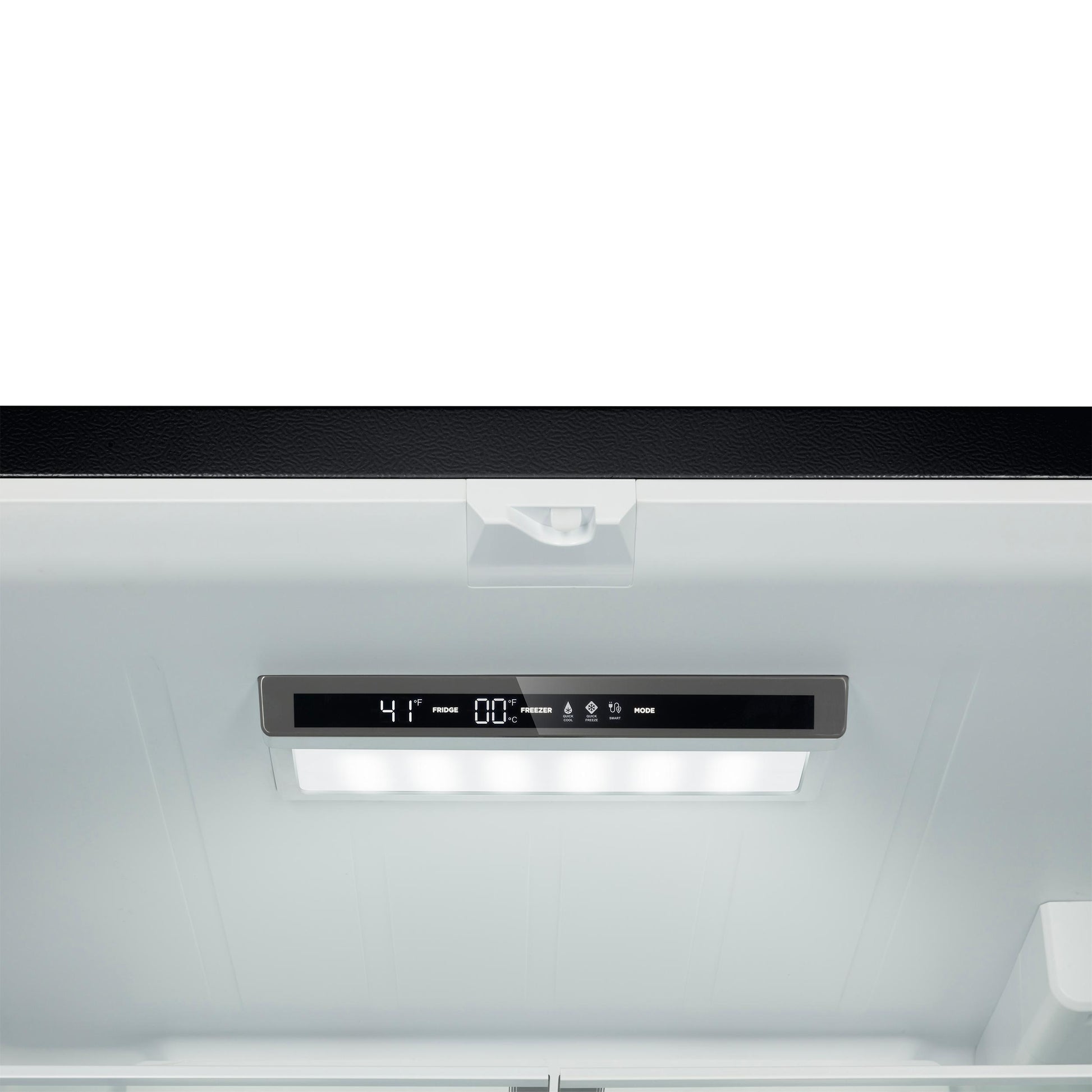 Forno FFFFD178336BLK Forno Rivello 36 Inch French Door Refrigerator In Black With Antique Brass, Internal Water Dispenser, Filtered Ice, Adjustable Shelves, Energy Star Certified