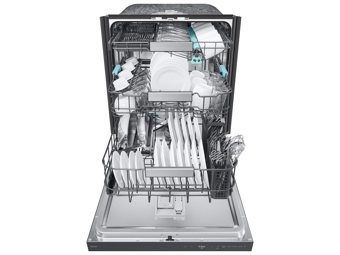 Samsung DW90H89TETR Bespoke Ai Smart Dishwasher Ai Wash & 3Rd Rack Washing System Autorelease™ Door 38Dba