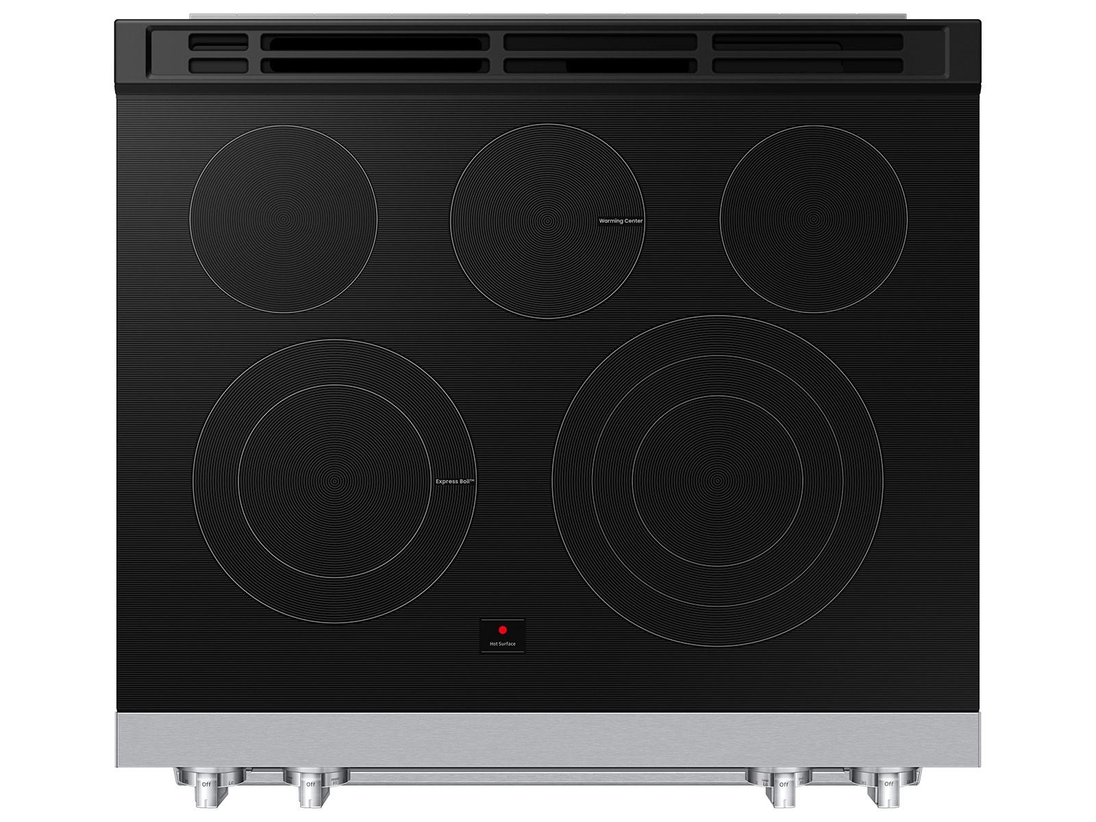 Samsung NSE90H63DRAA Bespoke Smart Slide-In Electric Range Flex Duo™ Oven Pro Style Design Dual True Convection