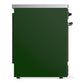 Ilve UMIB30QNR3EGB Ilve Umib30Qnr3Egb Majestic Iii 30 Inch Induction Range With 4 Elements, 4 Cu. Ft. Oven Capacity (Solid Door, Emerald Green, Burnished)