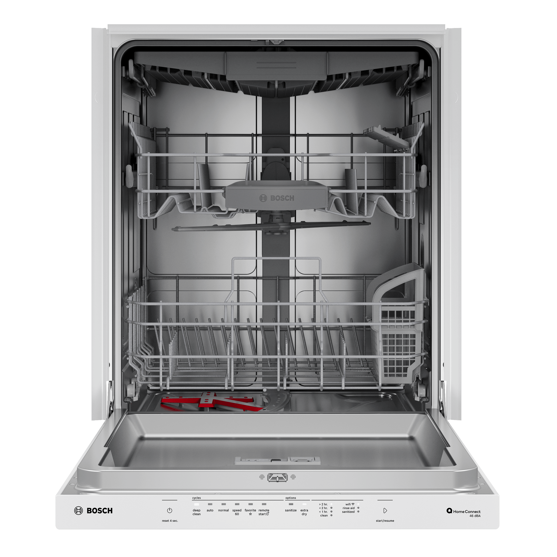 Bosch SHP53EM2N 300 Series, Built-Under Dishwasher, 24'', White
