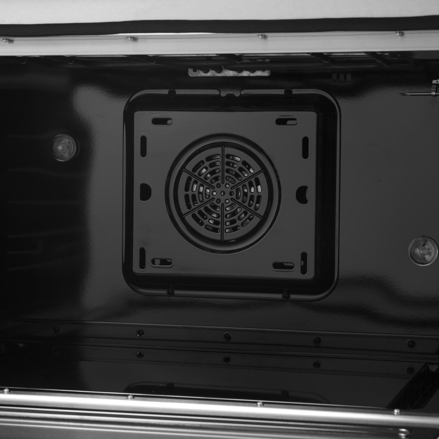 Forno FFSGS615636BLK Forno Galiano 36-Inch Dual Fuel Range In Black & Antique Brass Design, 6 Sealed Burners 83,000 Btu, 5.36 Cu.Ft. True Convection Oven