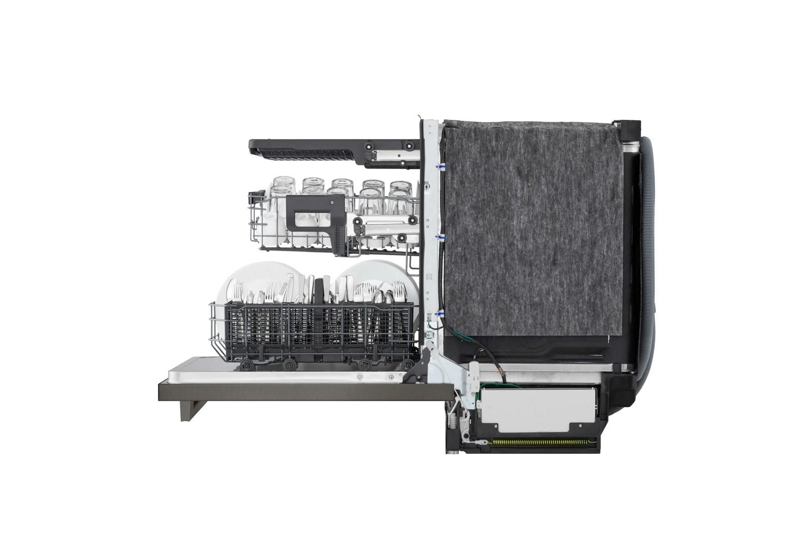 Lg LDNTM545D Smart Flushfit™ Top Control Dishwasher With 1-Hour Wash & Dry, Quadwash® Pro, And Dynamic Heat Dry™ W/Autovent Dry™