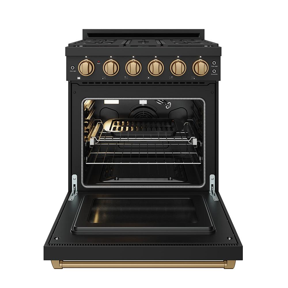 Thor Kitchen RSG30PBBRZ 30 Inch Professional Gas With Precision Knob Control In Black/Bronze