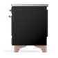 Ilve UMIB36QNR3BKP Ilve Umib36Qnr3Bkp Majestic Iii 36 Inch Induction Range With 6 Elements, 3.5 Cu. Ft. Total Oven Capacity (Solid Door, Glossy Black, Copper)