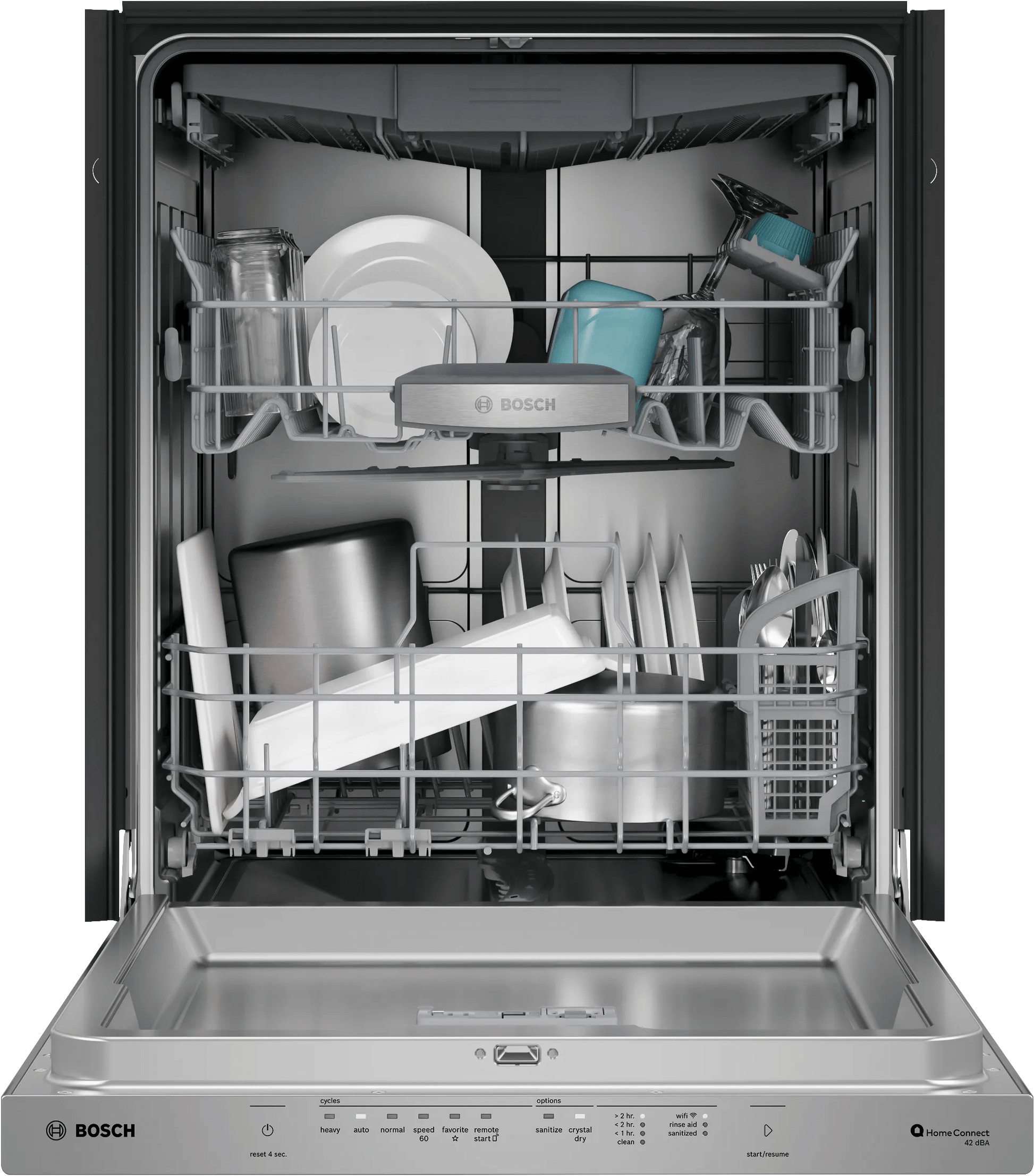 Bosch SHP78DM5N 800 Series Dishwasher 24" Stainless Steel Anti-Fingerprint