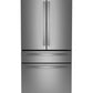 Ge Appliances PGD29BYTFS Ge Profile™ Series Energy Star® 29 Cu. Ft. Smart Fingerprint Resistant 4-Door French-Door Refrigerator With Door In Door
