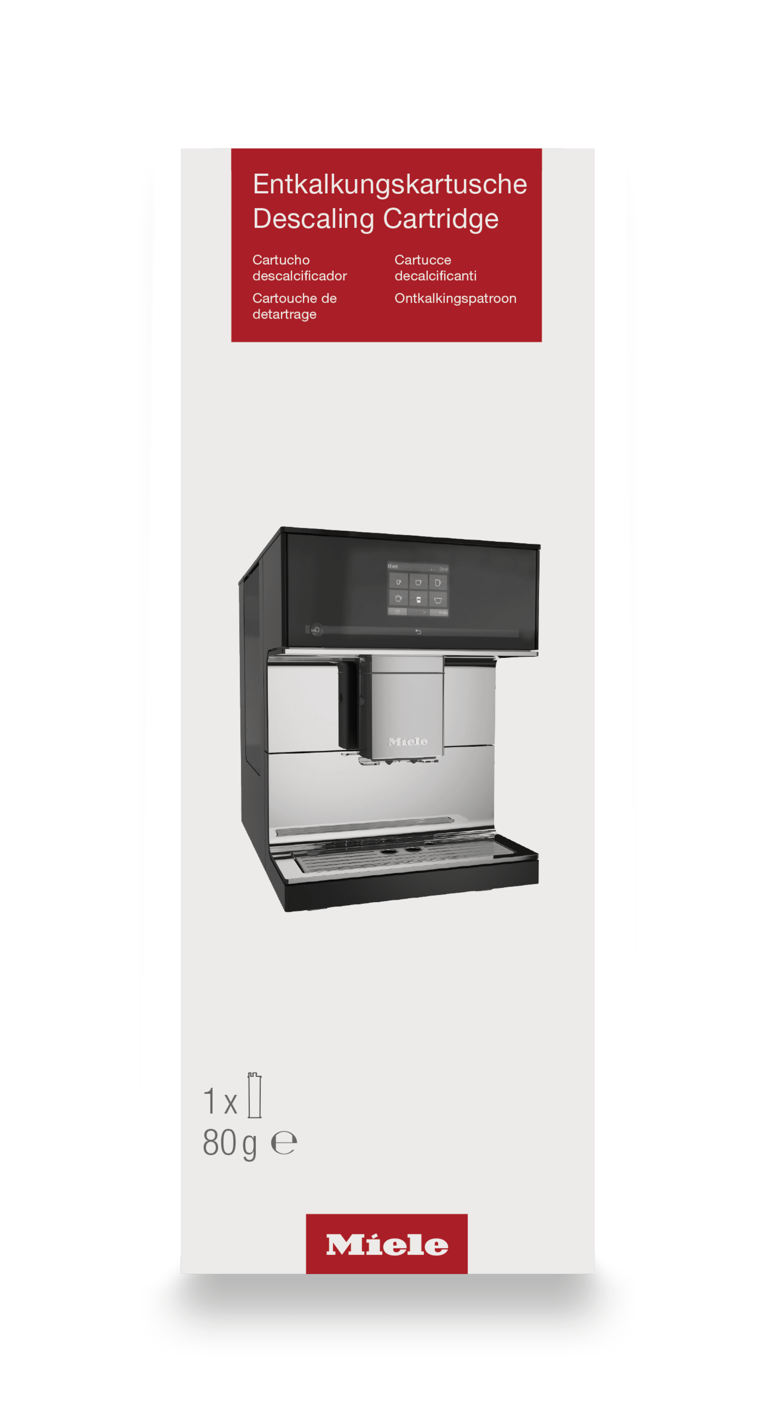 Miele GPDC001C Descaling Cartridge - For Automatic Descaling Of Miele Coffee Machines.