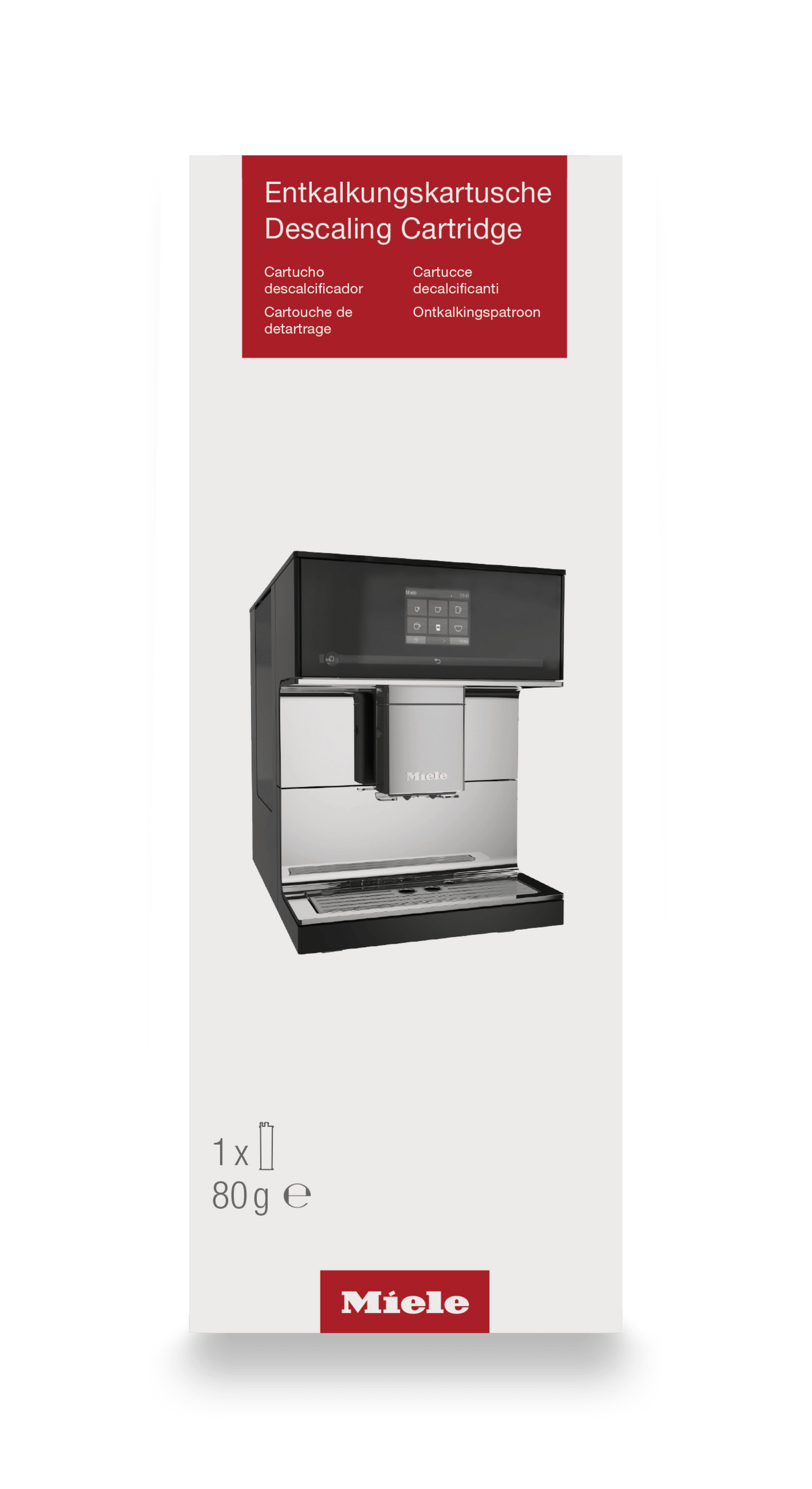 Miele GPDC001C Descaling Cartridge - For Automatic Descaling Of Miele Coffee Machines.
