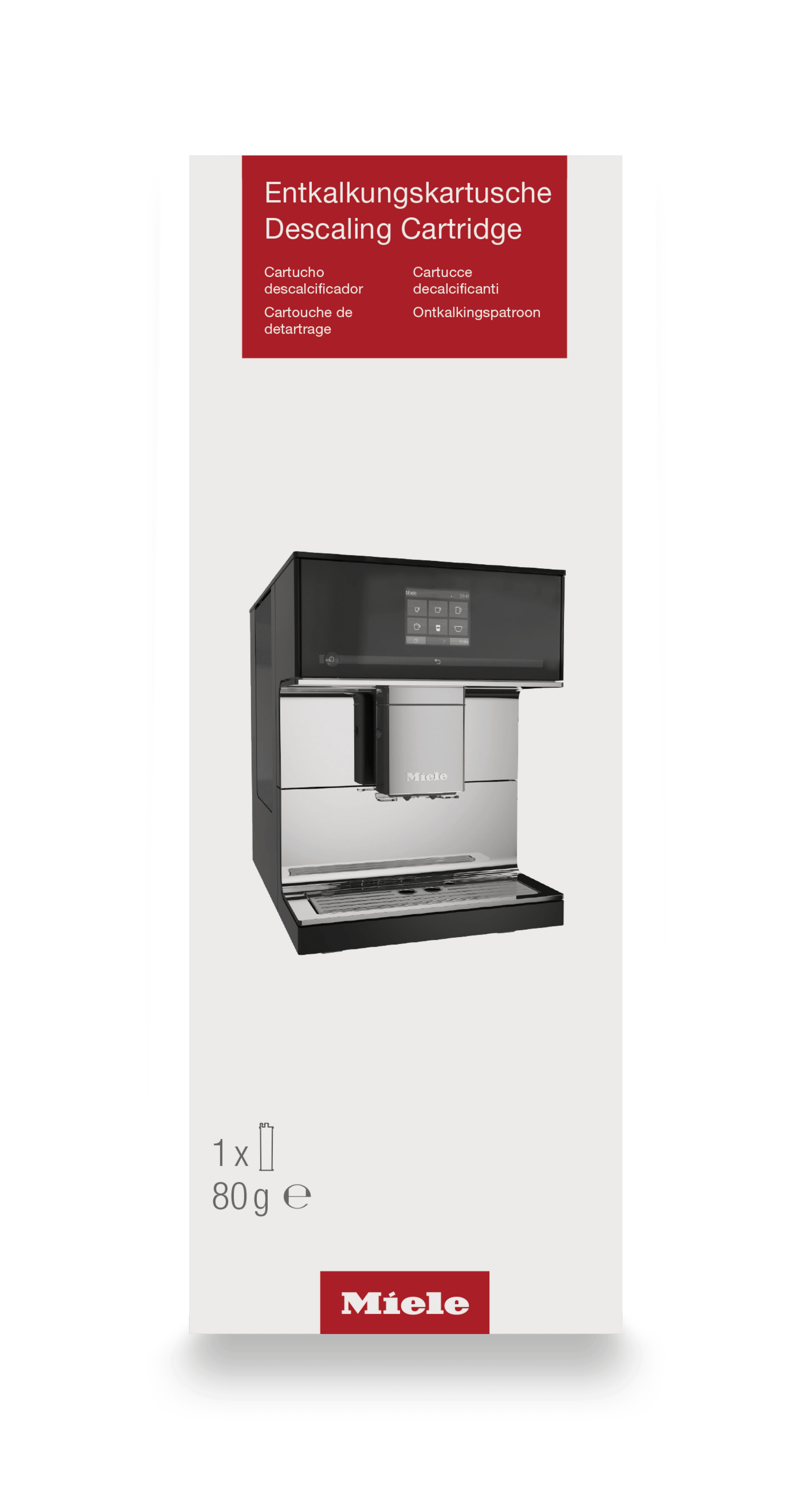 Miele GPDC001C Descaling Cartridge - For Automatic Descaling Of Miele Coffee Machines.
