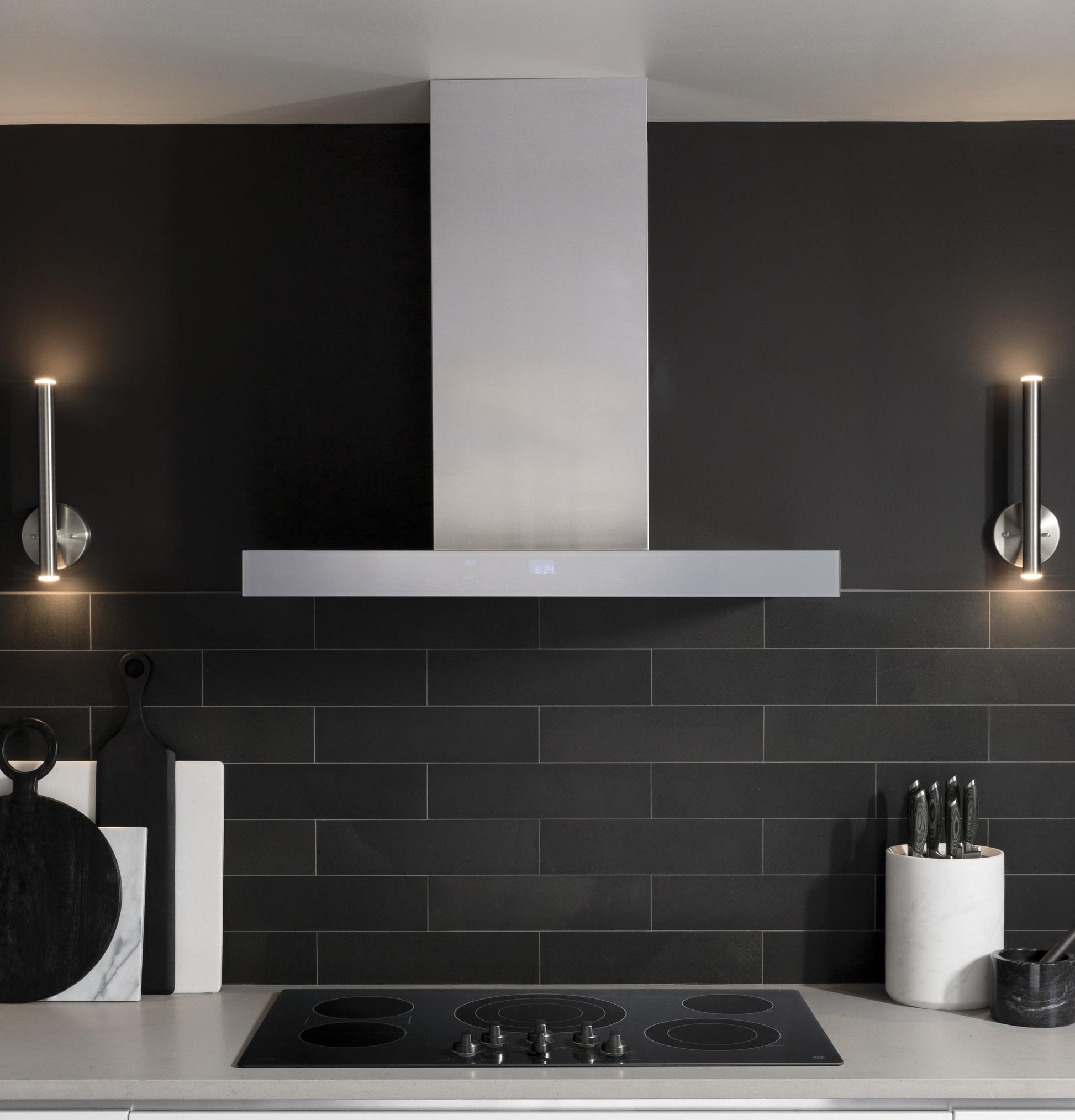 Cafe ç 36" Smart Designer Wall Mount Hood W/ Perimeter Venting