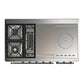 Ilve UM48FSQNR3RAB Ilve Um48Fsqnr3Rab Majestic Iii 48 Inch Dual Fuel Range With 5 Black Brass Burners, Griddle And French Top, Dual Function Burner Up To 25,000 Btu (Natural Gas, Solid Door, Ral, Burnished)