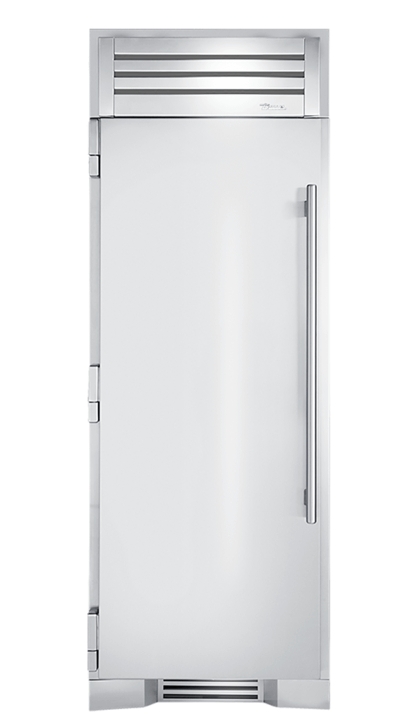 True Caliber TR30FRZLSSIMC 30 Inch Freezer Column - Door: Solid Stainless, Ice Maker: Yes - Stainless Steel Finish, Stainless Steel Hardware, Left Hinge