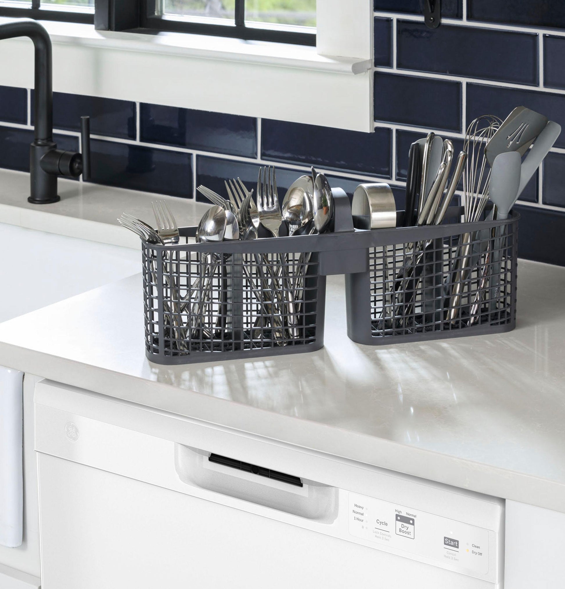 Ge Appliances GDF450PGZWW Ge® Dishwasher With Front Controls