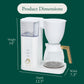 Cafe C7DGB11ZW7 Café™ Specialty Drip Coffee Maker With Glass Carafe