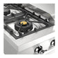 Ilve UHCP48FNSSCLP Ilve Uhcp48Fnssclp Nostalgie Ii 48 Inch Built-In Gas Rangetop With Griddle, In Stainless Steel (Liquid Propane, Chrome)